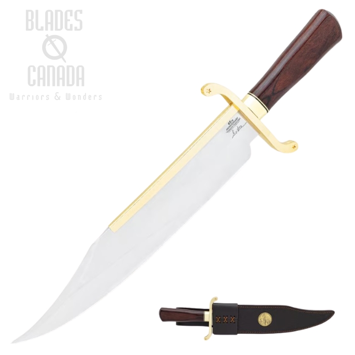Gil Hibben 65th Anniversary Old West Bowie, w/Leather Sheath, GH5121